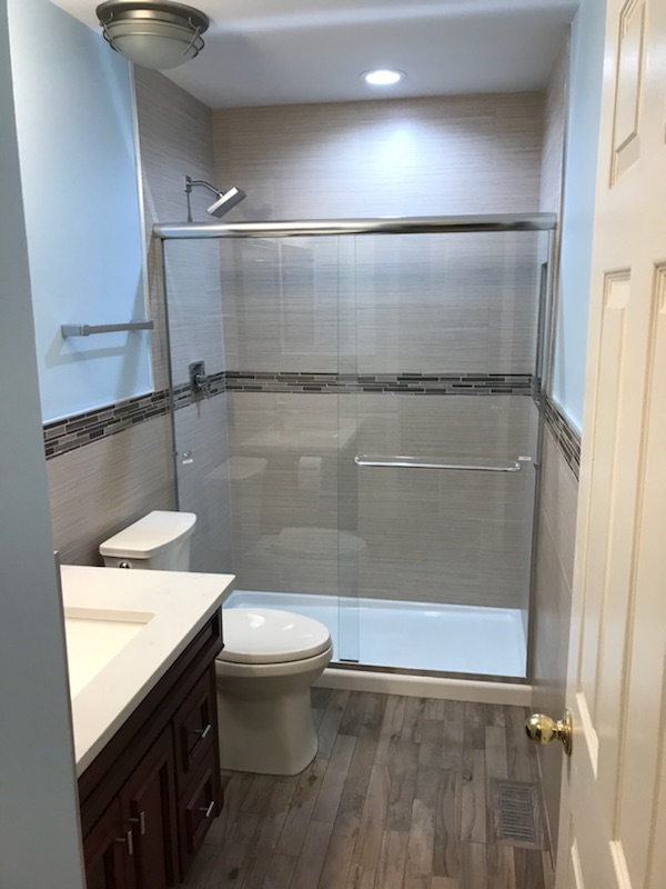 Tub Surround to Stand Up Shower Conversion - R & M Flooring