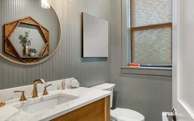 6 Ways to Maximize Space in a Powder Room
