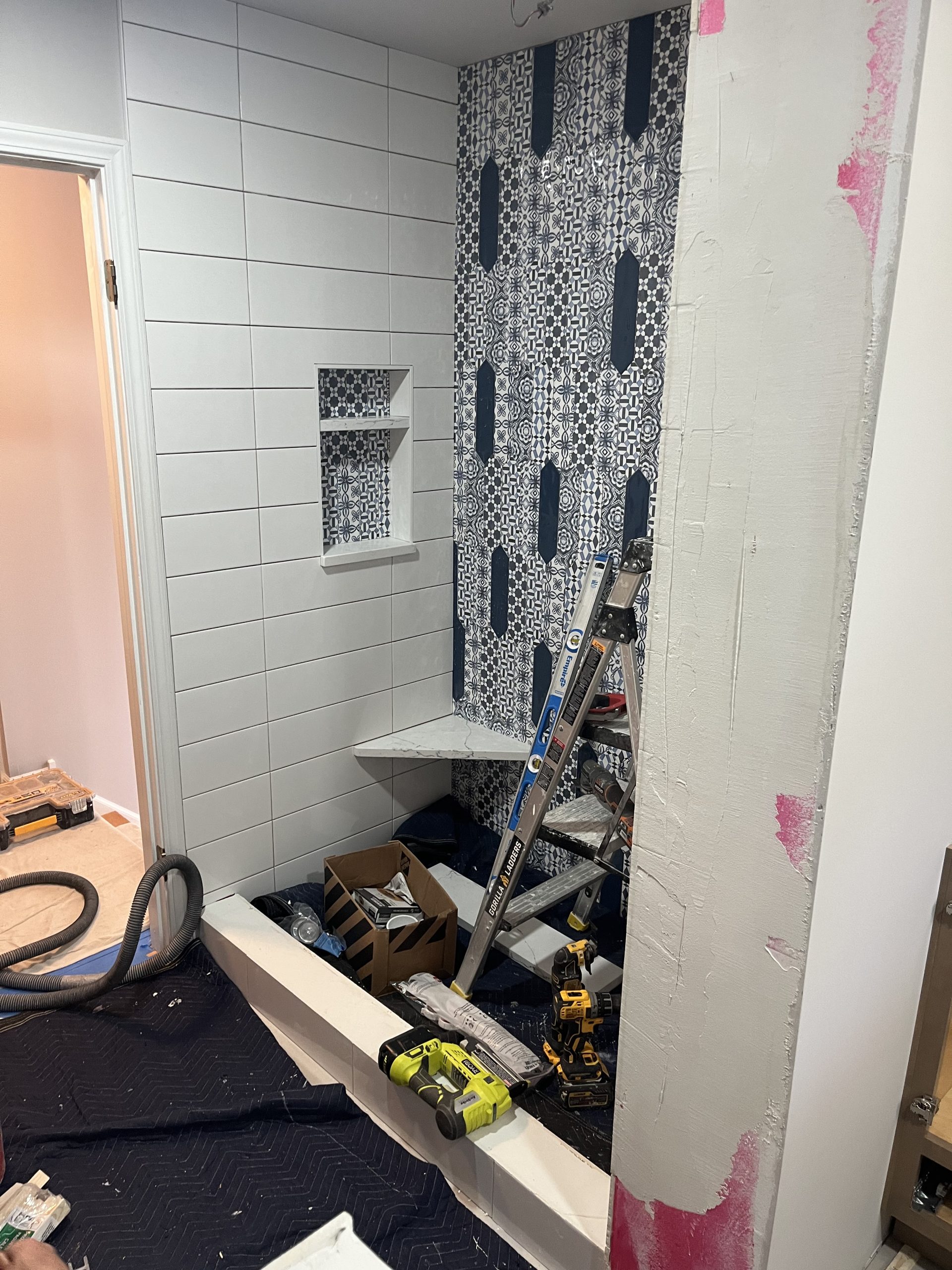 In Progress | Downers Grove, IL Bathroom Remodel