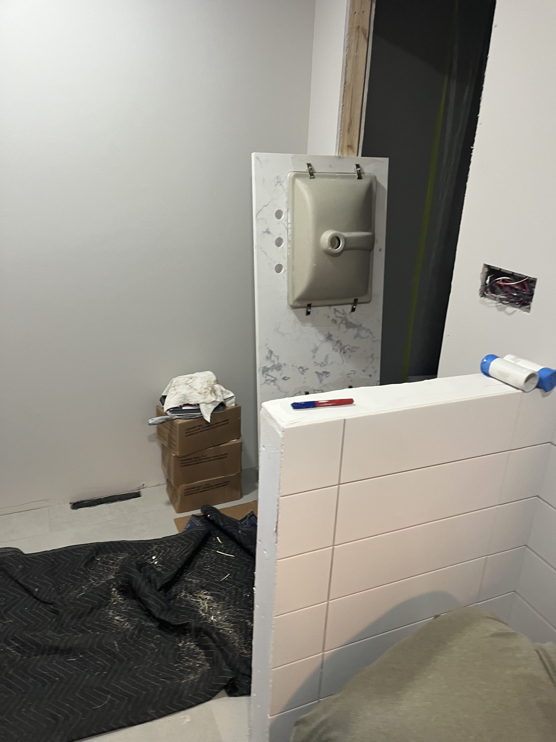 In Progress | Downers Grove, IL Bathroom Remodel