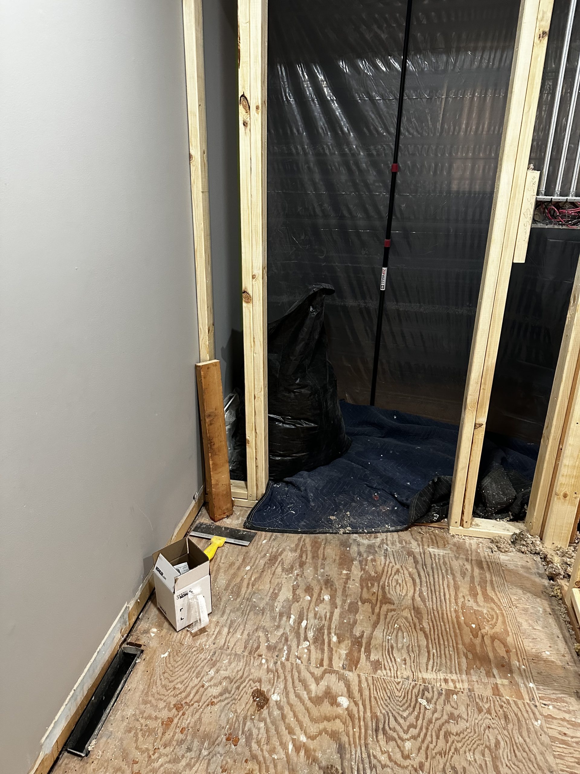 In Progress | Downers Grove, IL Bathroom Remodel