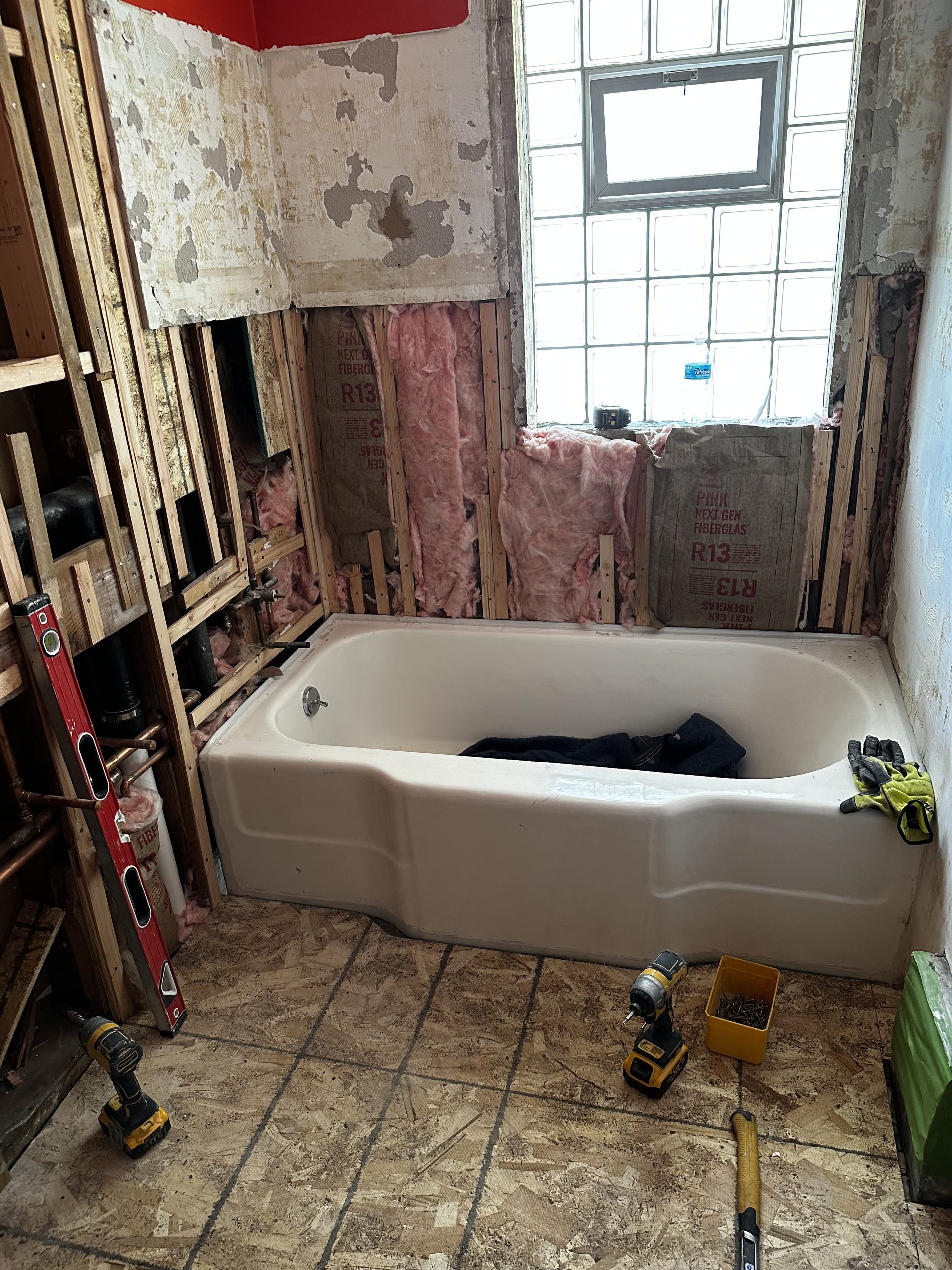 Palatine, IL Gutted Bathroom Remodel 2023 | Veteran Owned Local Contractor