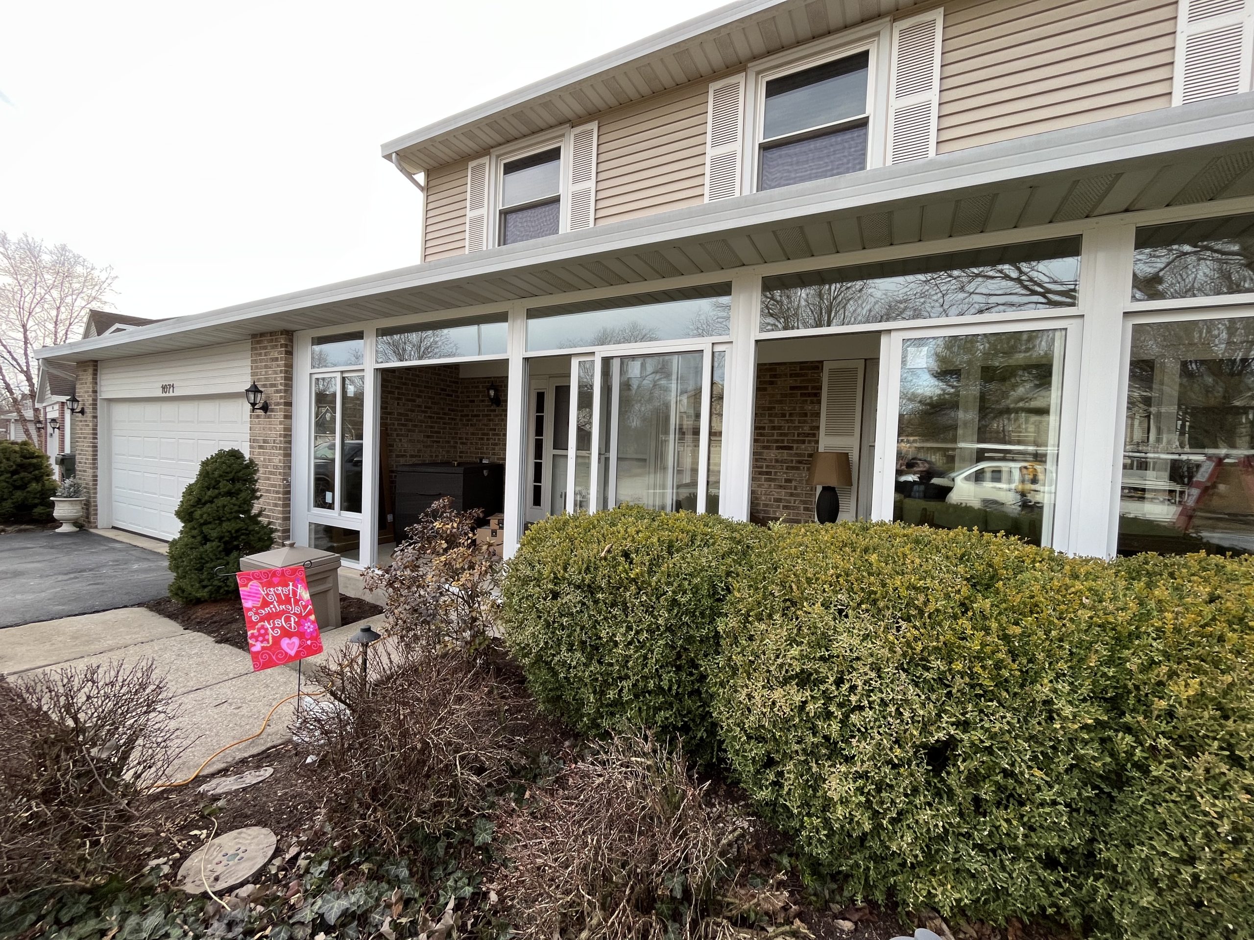 In Progress | Bolingbrook, IL Front Porch Enclosure