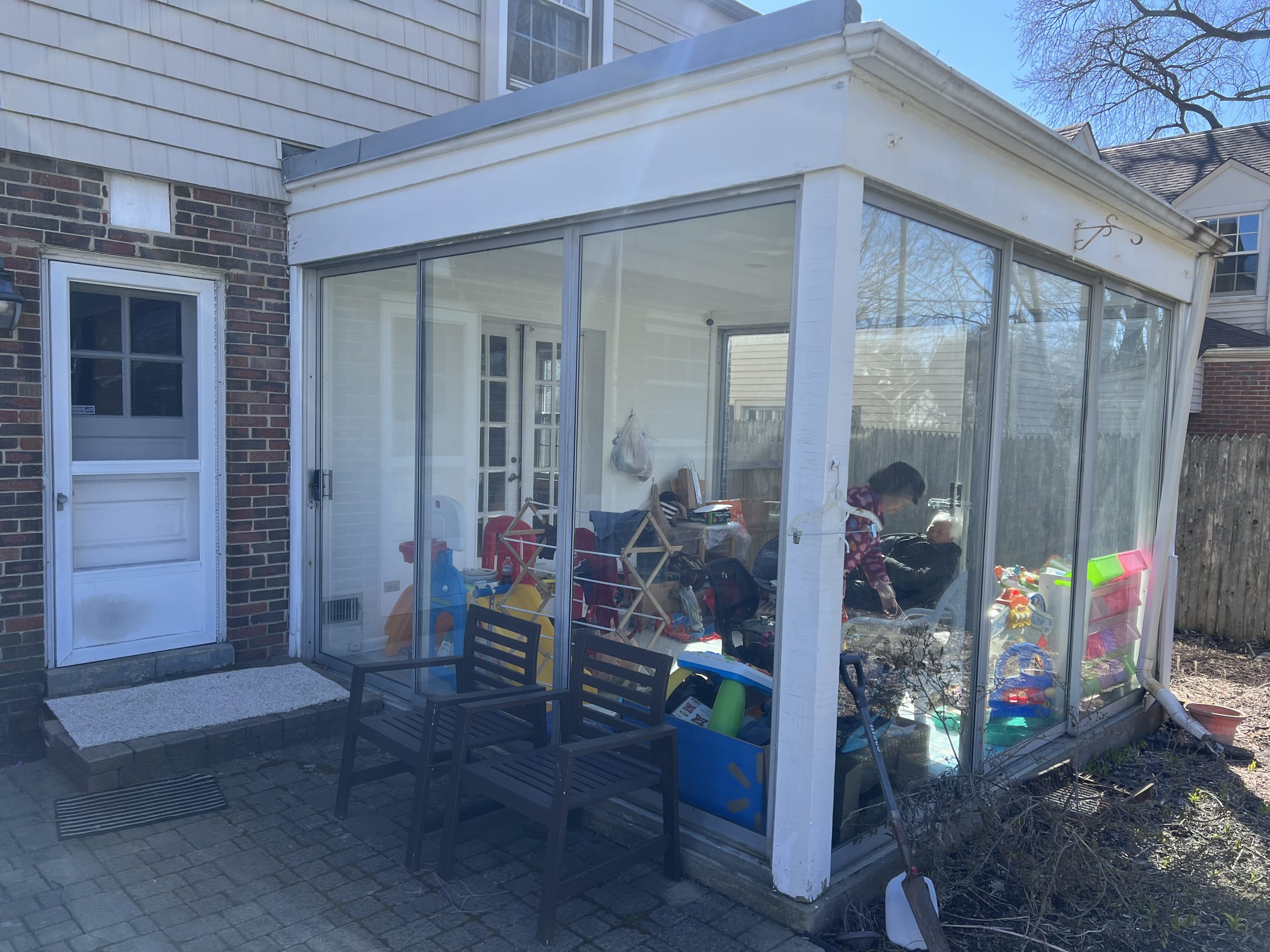 Before | Wilmette, IL Sunroom Remodel