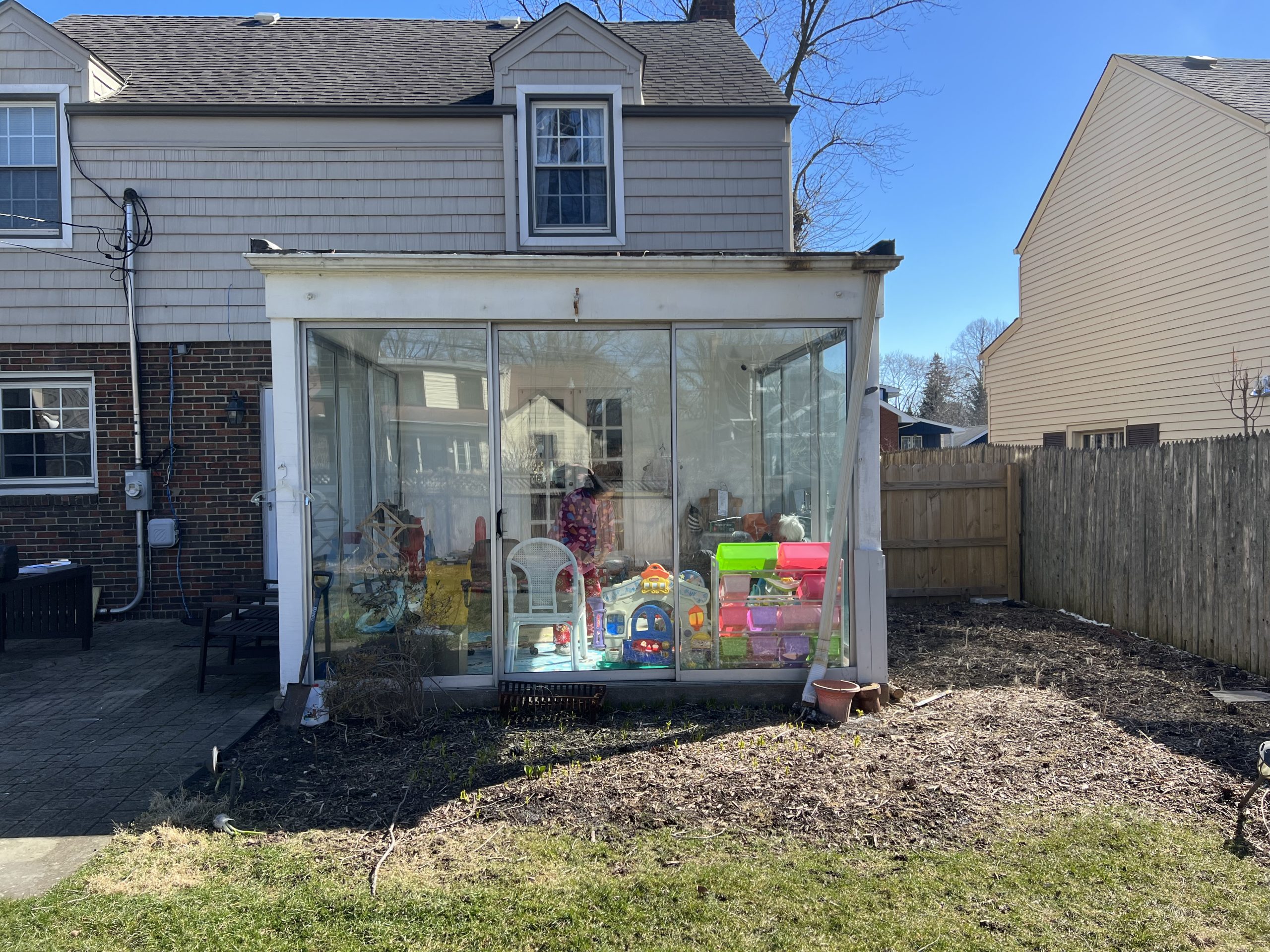 Before | Wilmette, IL Sunroom Remodel