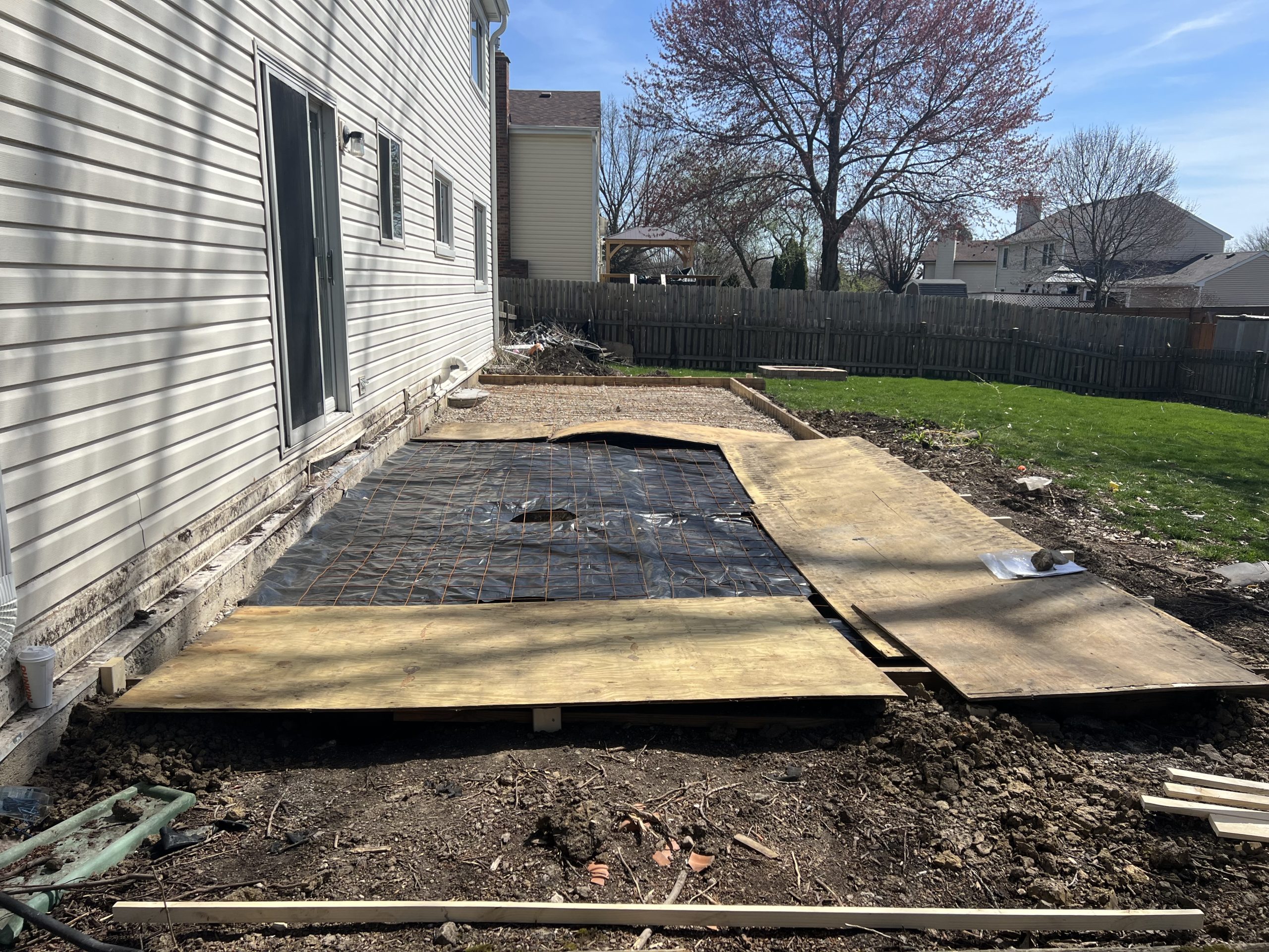 In Progress | Batavia,IL Porch Enclosure