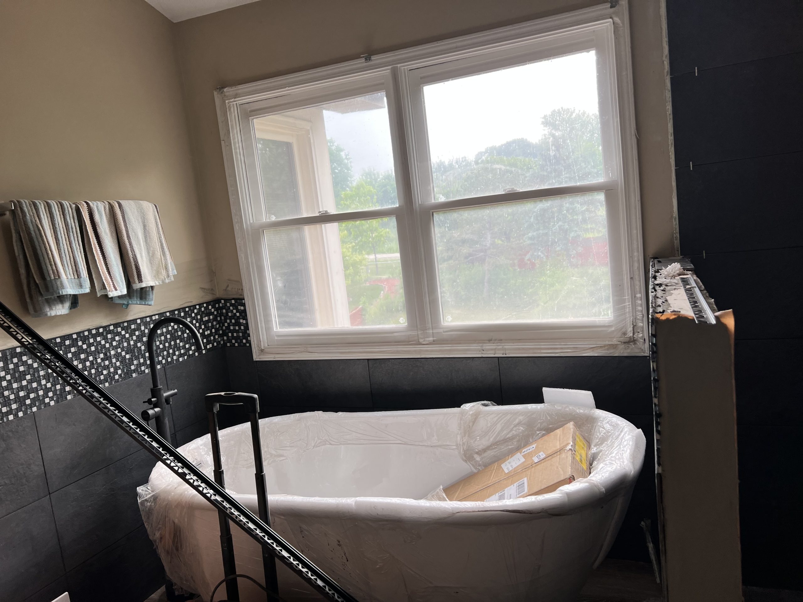 In Progress | Hoffman Estates, IL Master Bathroom Remodel