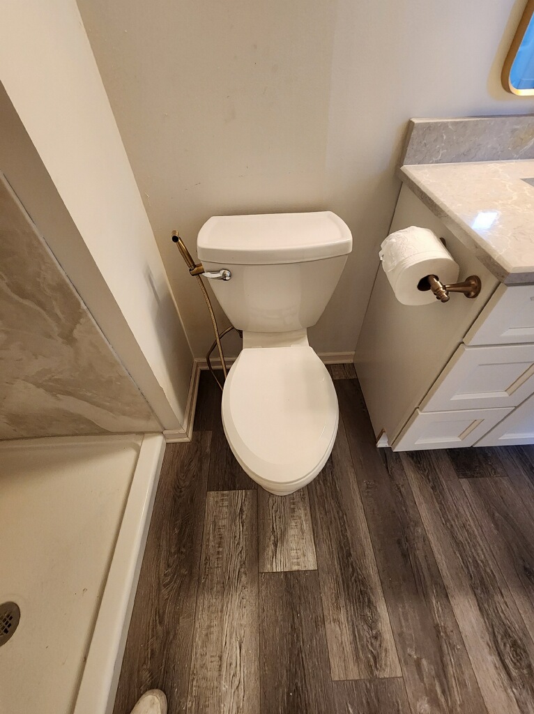 After | Bartlett, IL Basement Bathroom Remodel