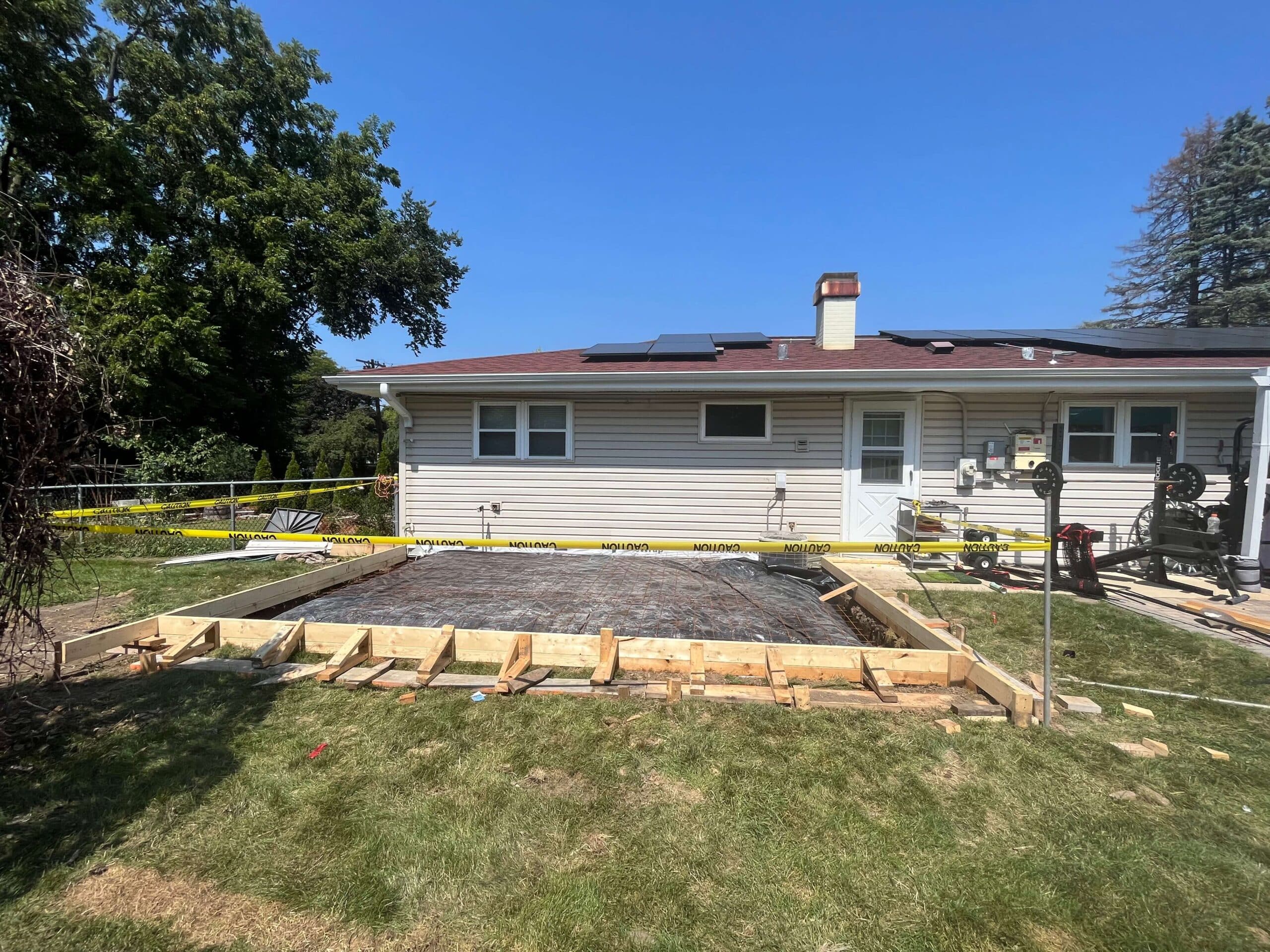 In Progress | Palatine, IL Four Season Patio Enclosure