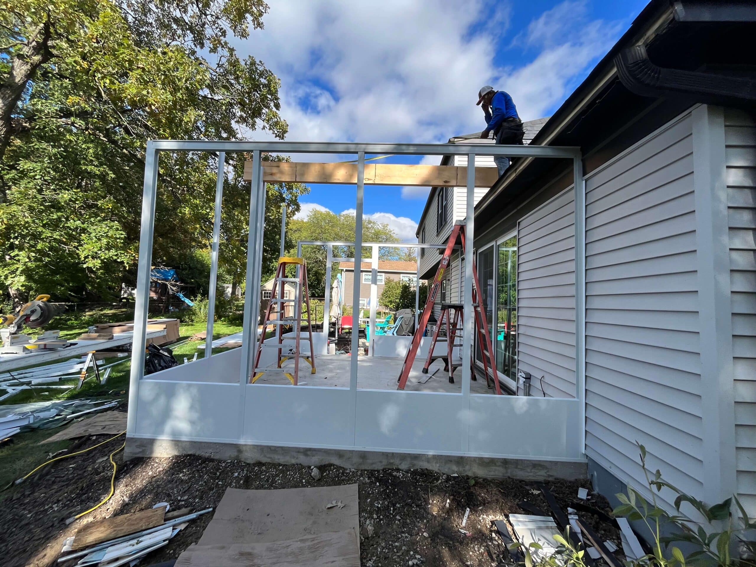 In Progress | Bolingbrook, IL Screened In Patio