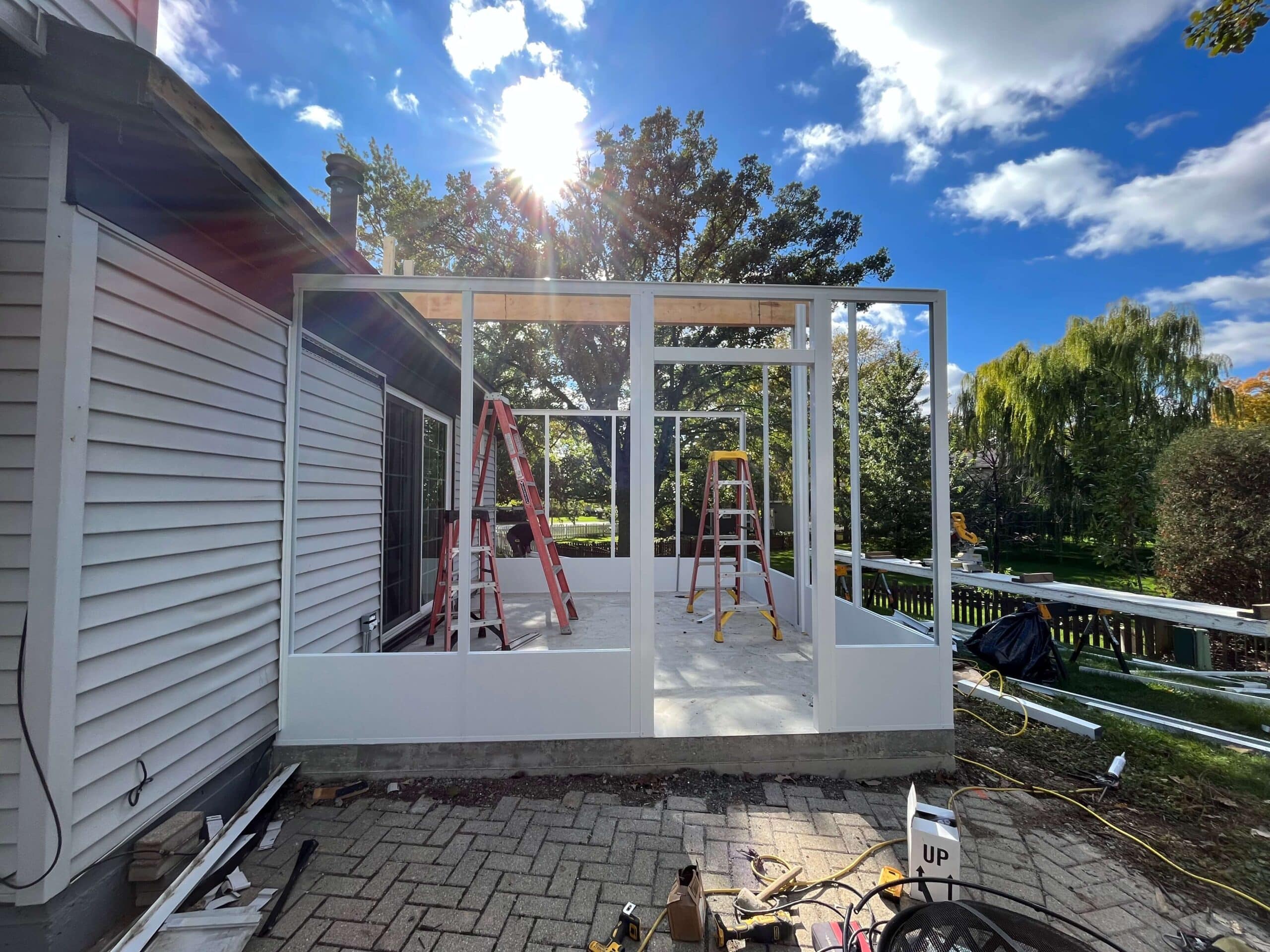 In Progress | Bolingbrook, IL Screened In Patio