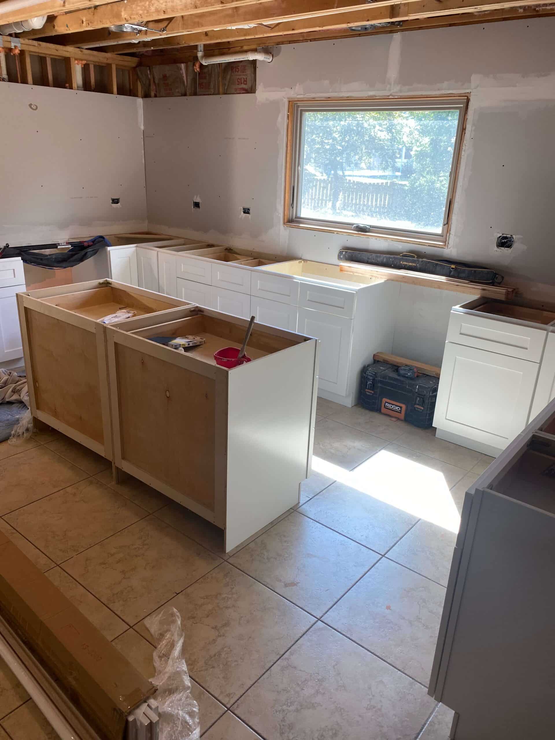 In Progress | Bloomingdale, IL Kitchen Remodel