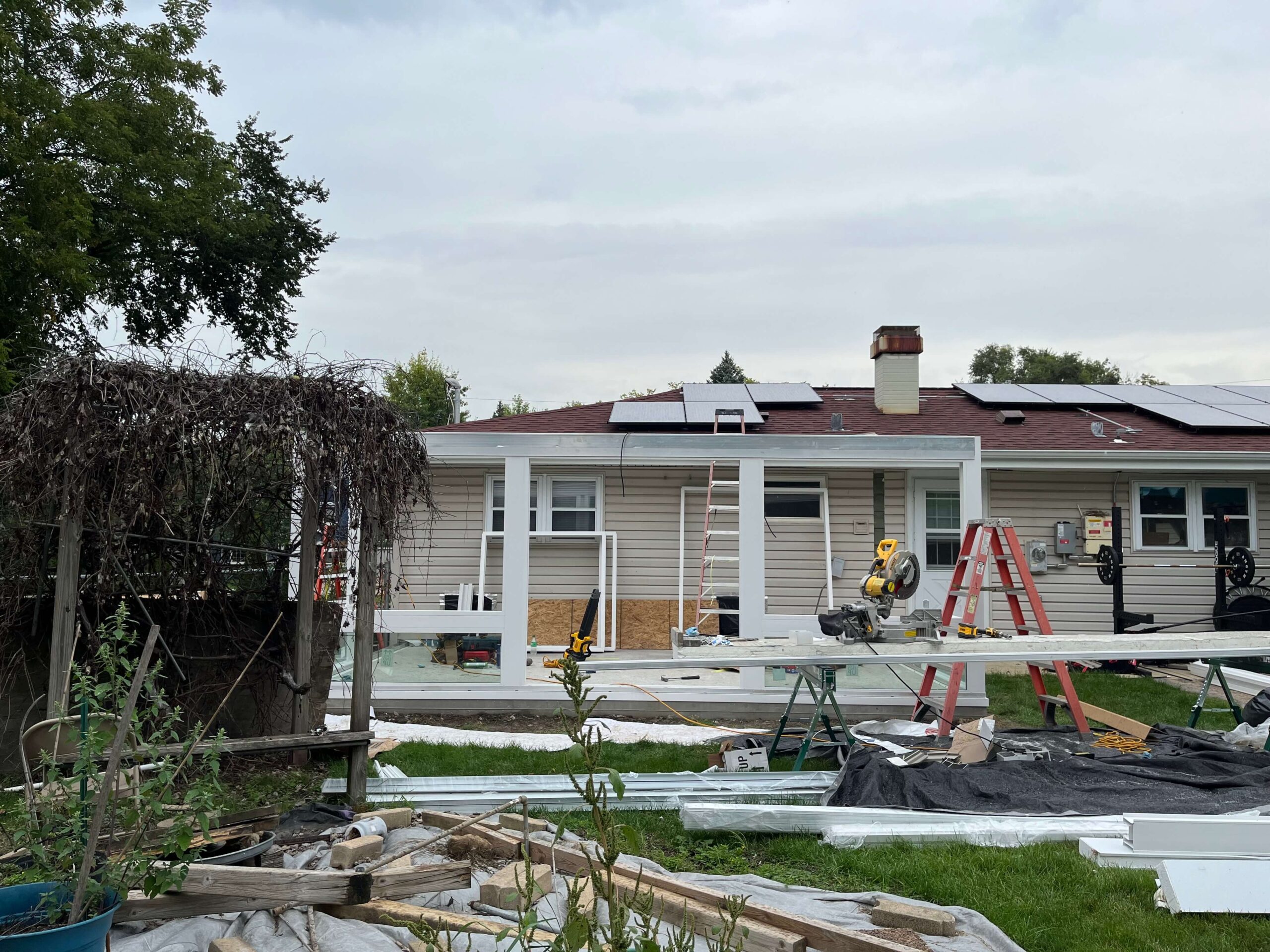 In Progress | Palatine, IL Four Season Patio Enclosure