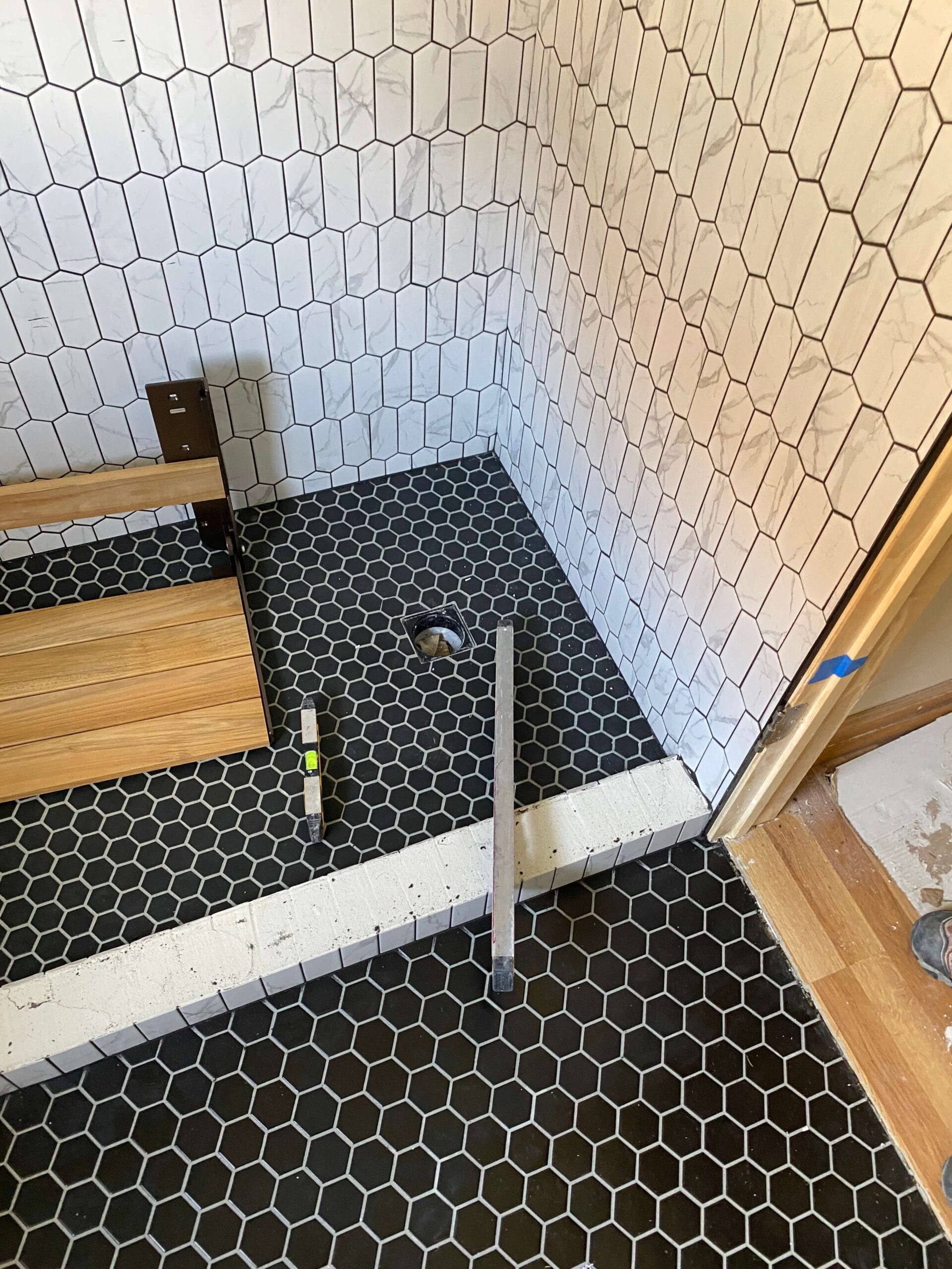 In Progress | Berkeley, IL Small Bathroom Remodel